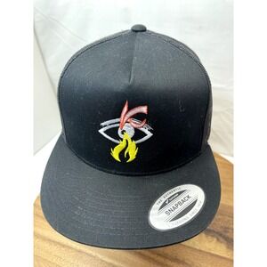 EYE OF FIRE ‎ Embroidered Hat The Classics Yupoong Snapback Trucker Cap Black